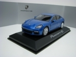  Porsche Panamera 4S 2016 Blue metallic 1:43 Herpa 